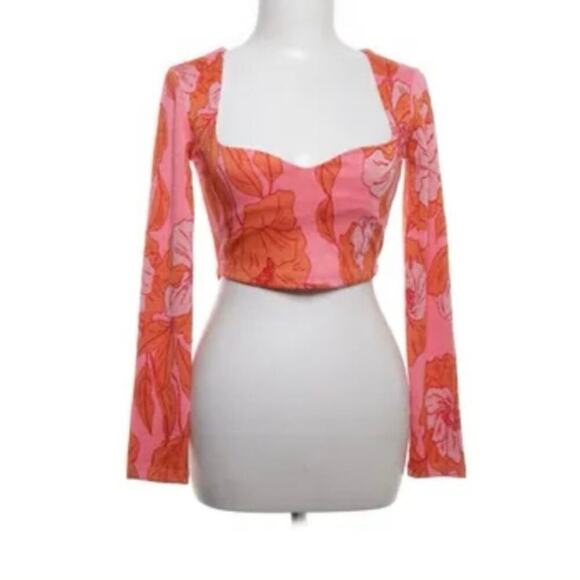 NWOT ZARA Jacquard long sleeve sz‎ l - Picture 3 of 6